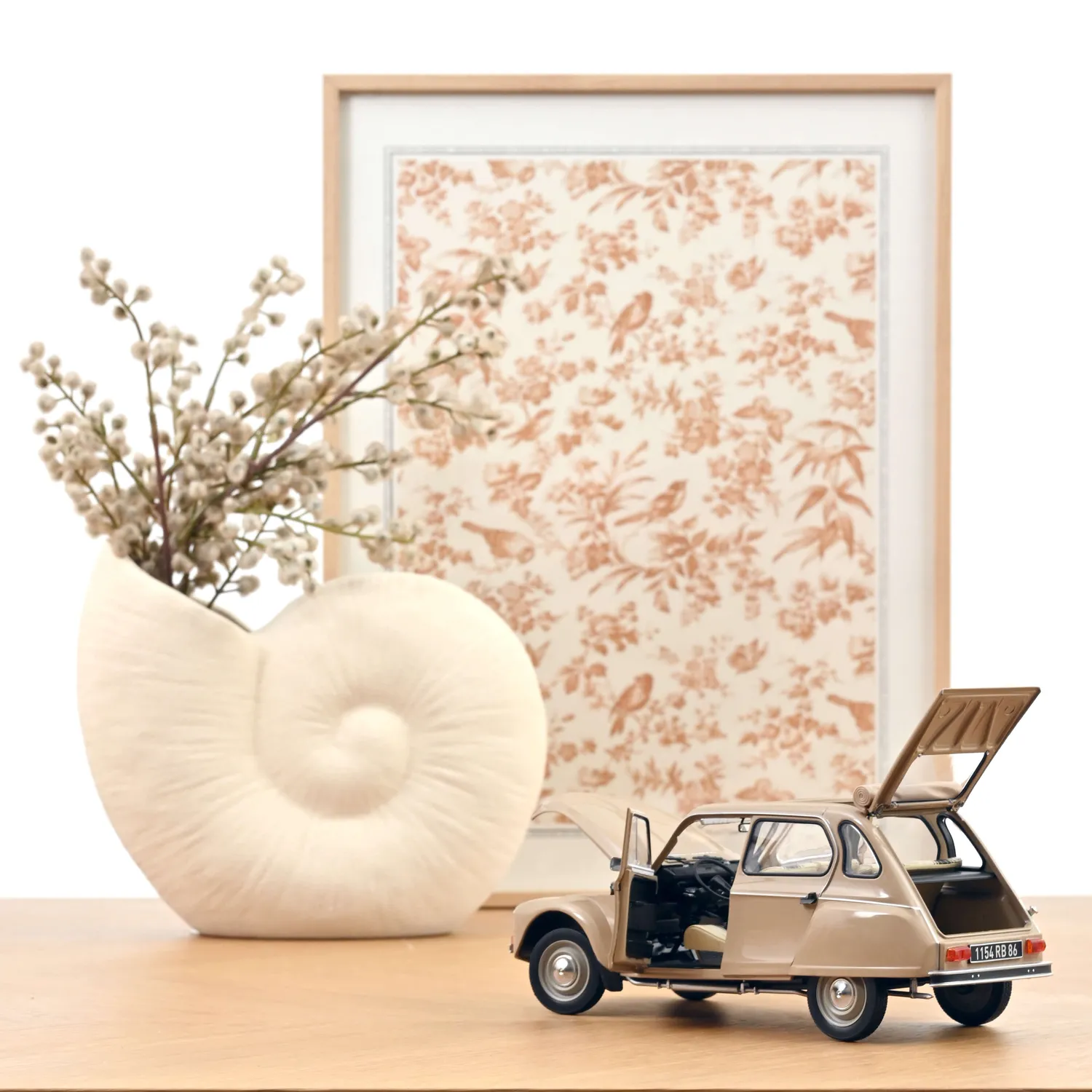Norev Citroën Dyane 6 1983 miniature 1/18 Beige Colorado