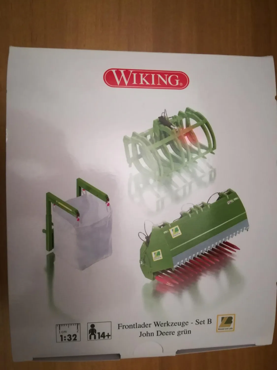 Siku 7382 accessoires chargeur frontal miniature 1/32 John Deere