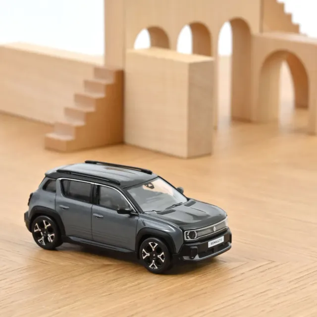 Norev Renault 4 E-Tech 2025 miniature 1/43 gris urban