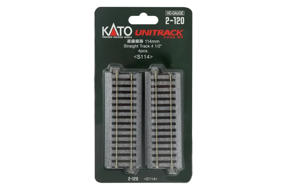 MINIS rail droit 114 mm miniature lot 4 pièces N