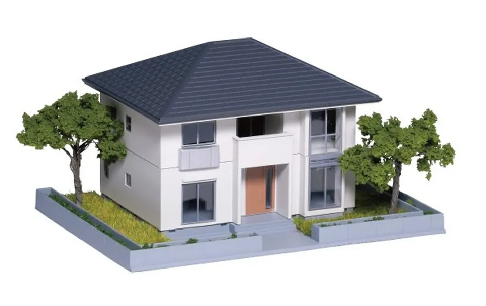 MINIS 742 Evergreen Terrace maison blanche maquette N