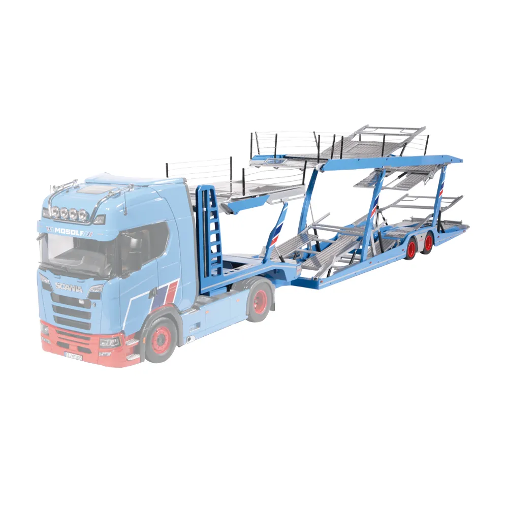 NZG Lohr miniature camion porte-voitures 1/18 noir