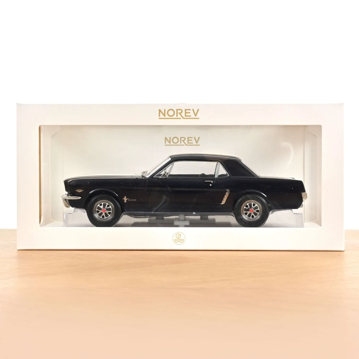 Norev Ford Mustang Coupé 1966 miniature 1/18 bleue