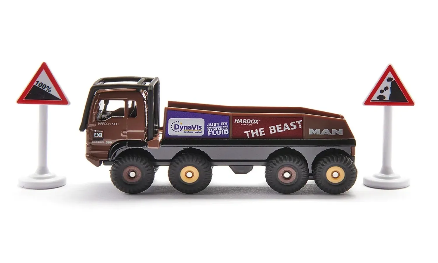 Siku Super 1686 camion MAN HS Schoch 8x8 brun