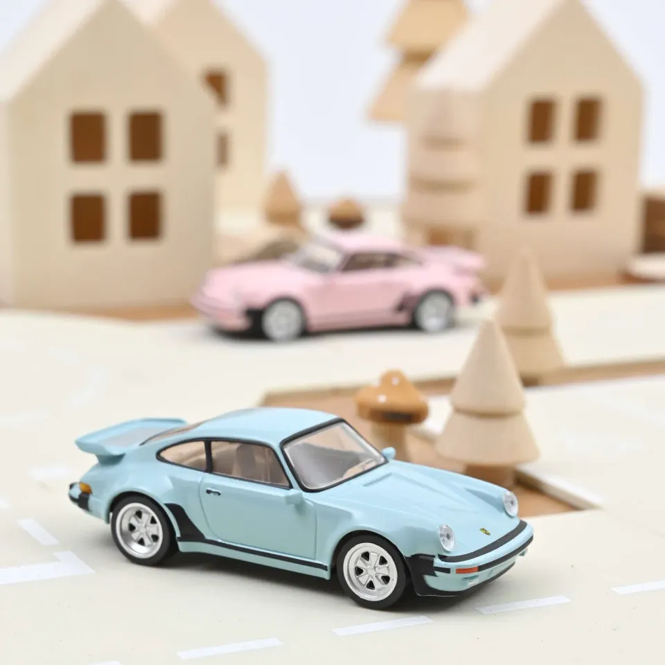 Norev Jet-car Porsche 911 Turbo 1978 miniature 1/43 bleu clair
