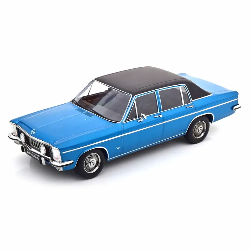 Norev Opel Diplomat V8 1969 miniature 1/18 bleu métallisé