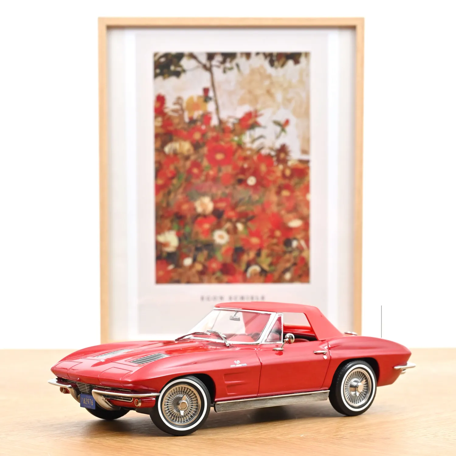 Norev Chevrolet Corvette Sting Ray 1963 miniature 1/18 rouge