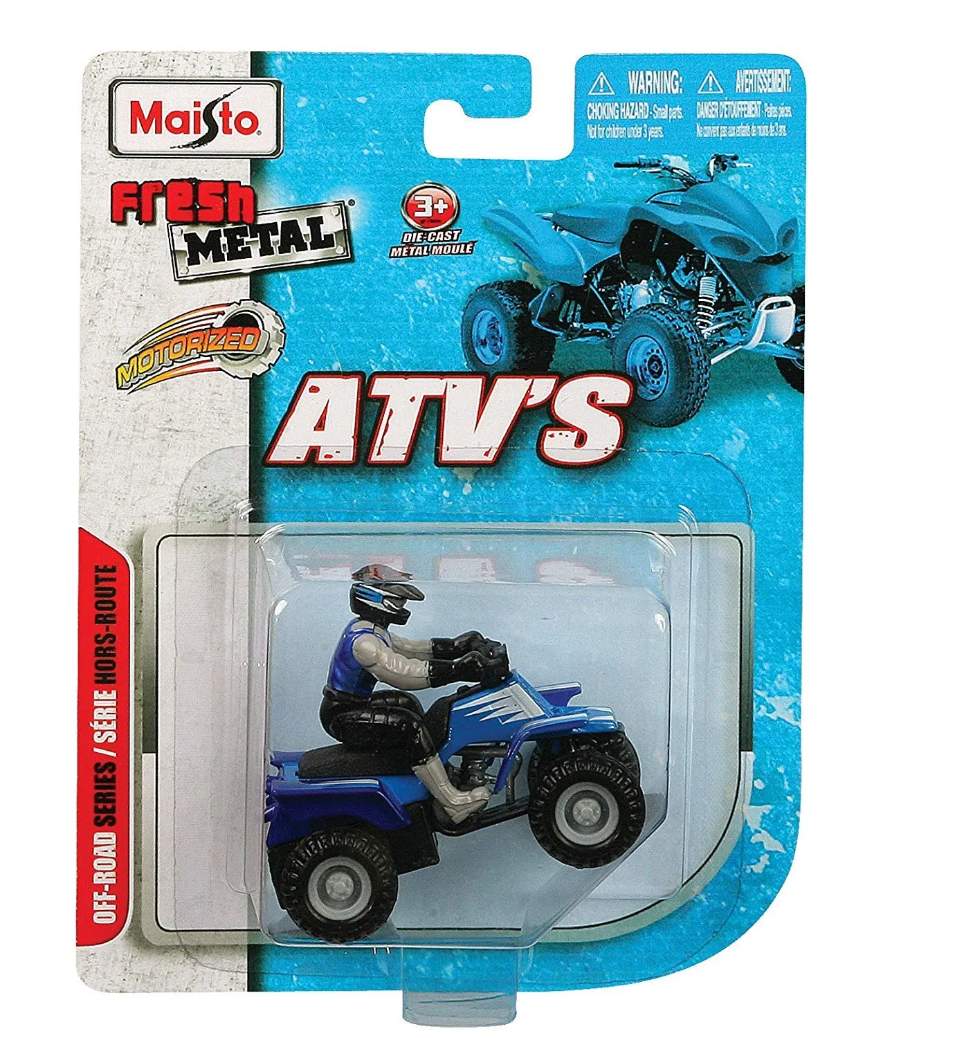 Maisto Fresh Metal 15026 quad miniature pull-back aléatoire