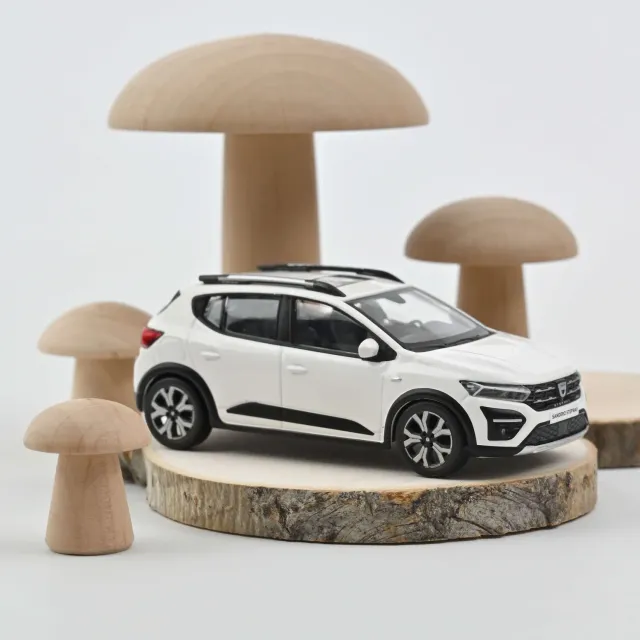 Norev Dacia Sandero Stepway 2021 miniature 1/43 blanc glacier