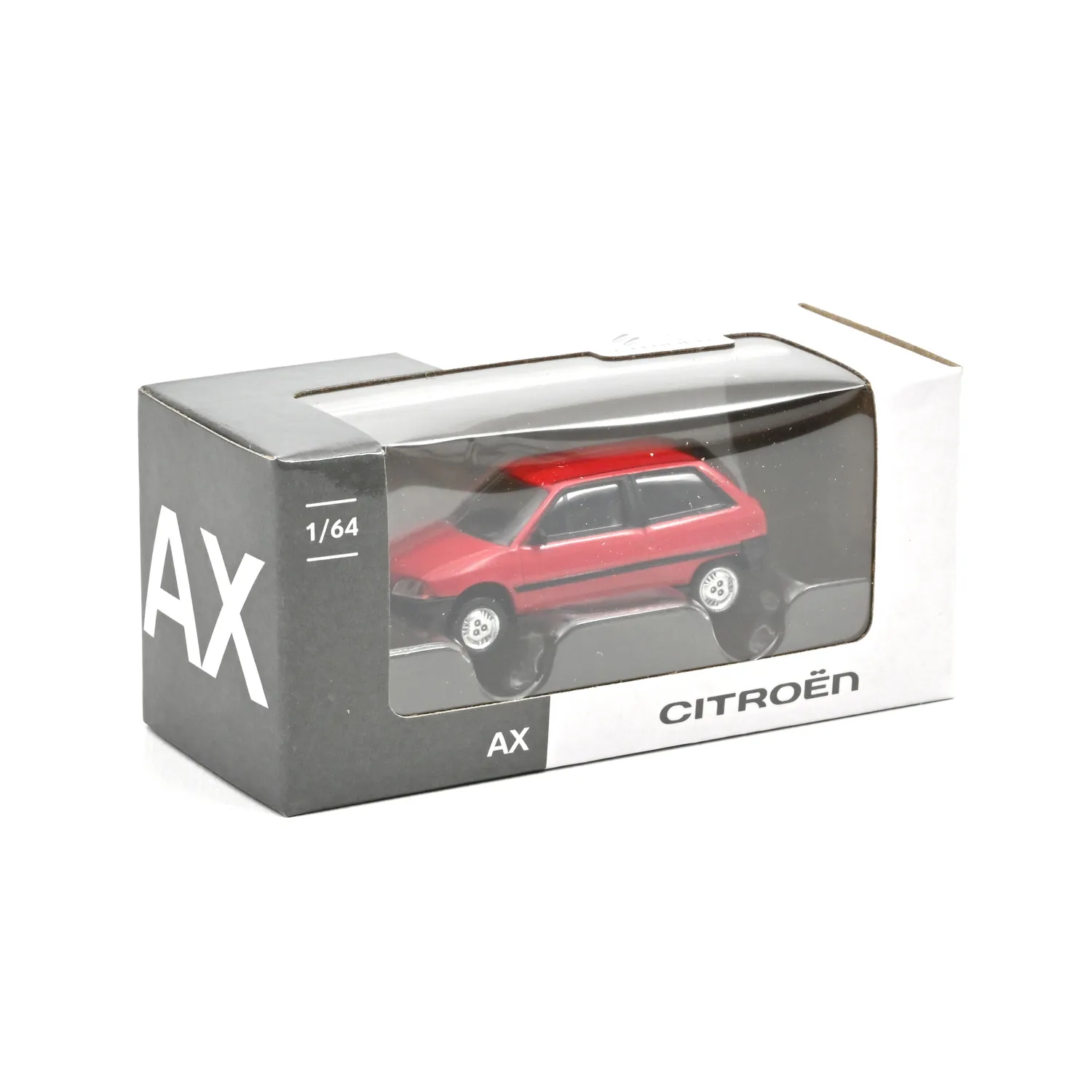 Norev Citroën AX 3 portes 1986 miniature 1/64 rouge