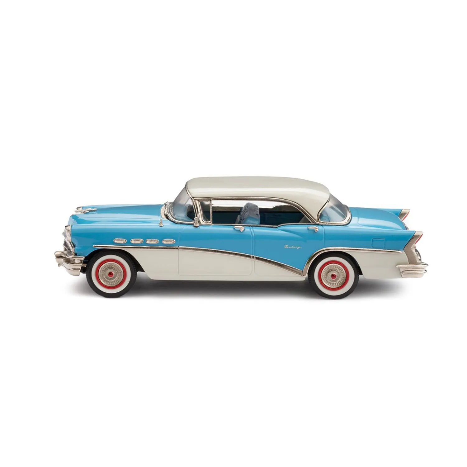 Brooklin 1956 Buick Century Riviera miniature bleu blanc