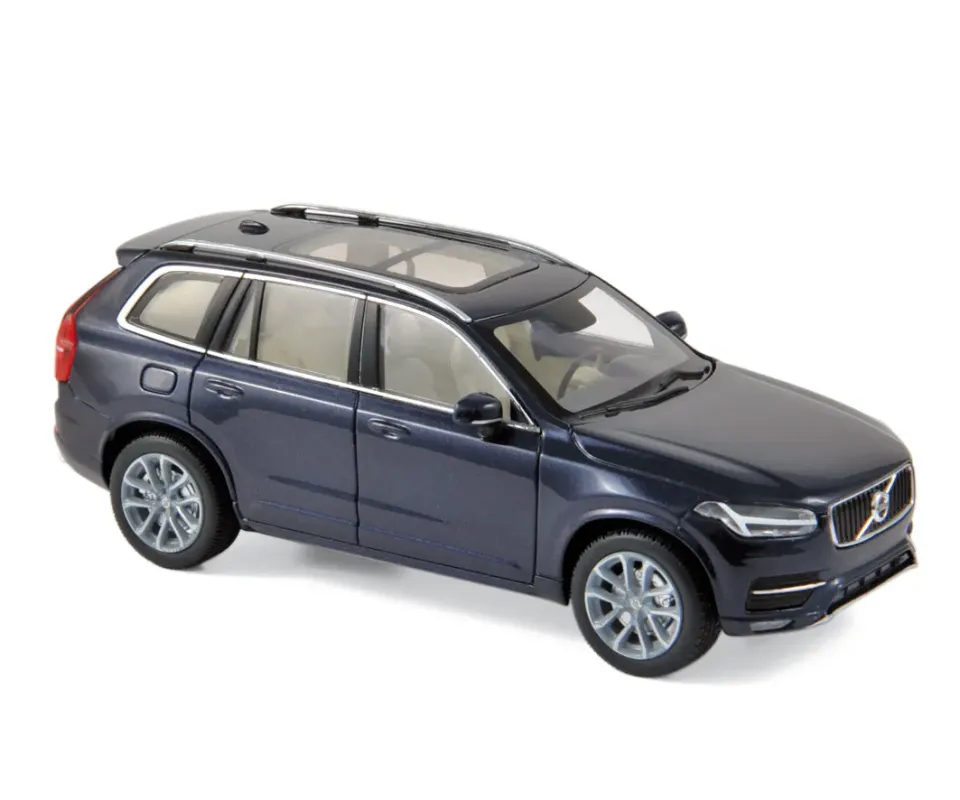Norev Volvo XC90 2015 miniature 1/43 bleu magique SUV