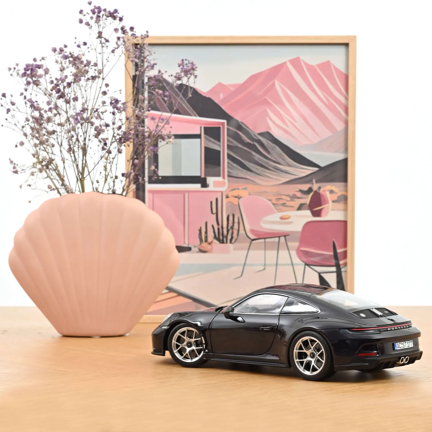 Norev Porsche 911 S/T 2023 voiture miniature 1/18 violet 400 pcs