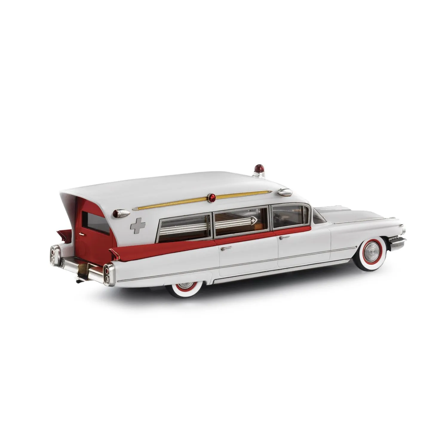 Brooklin CSV 1960 Miller-Meteor Cadillac Guardian Ambulance miniature blanc