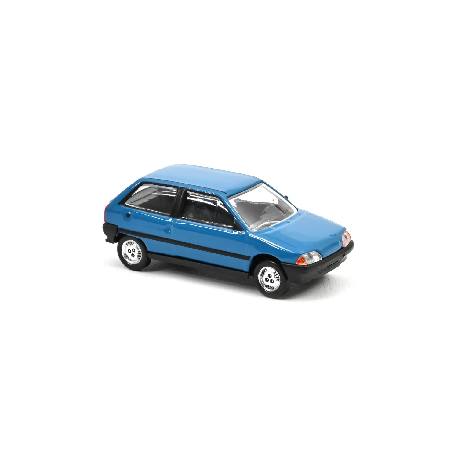 Norev Citroën AX 3 portes miniature 1/64 bleu 1986