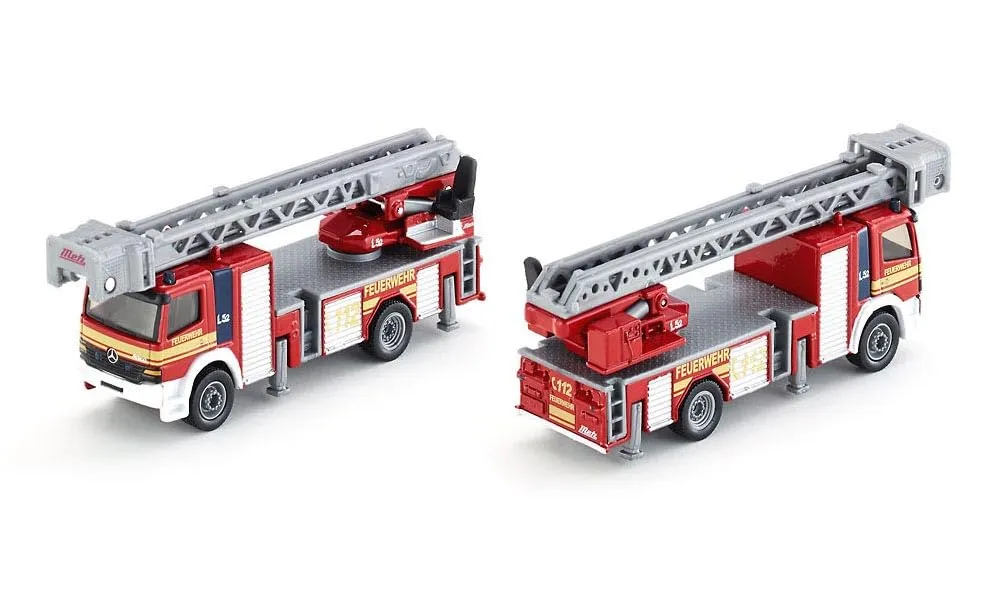 Siku Super 1841 camion pompiers miniature rouge échelle