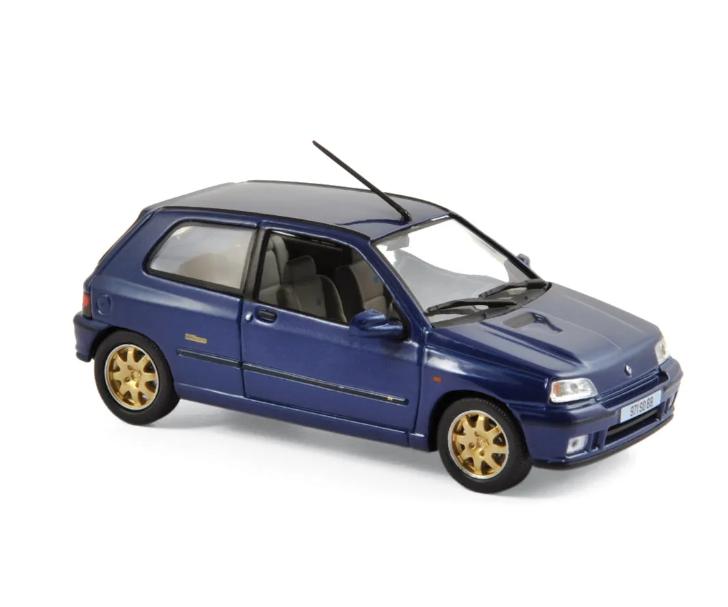 Norev Renault Clio Williams 1996 miniature 1/43 bleue youngtimer