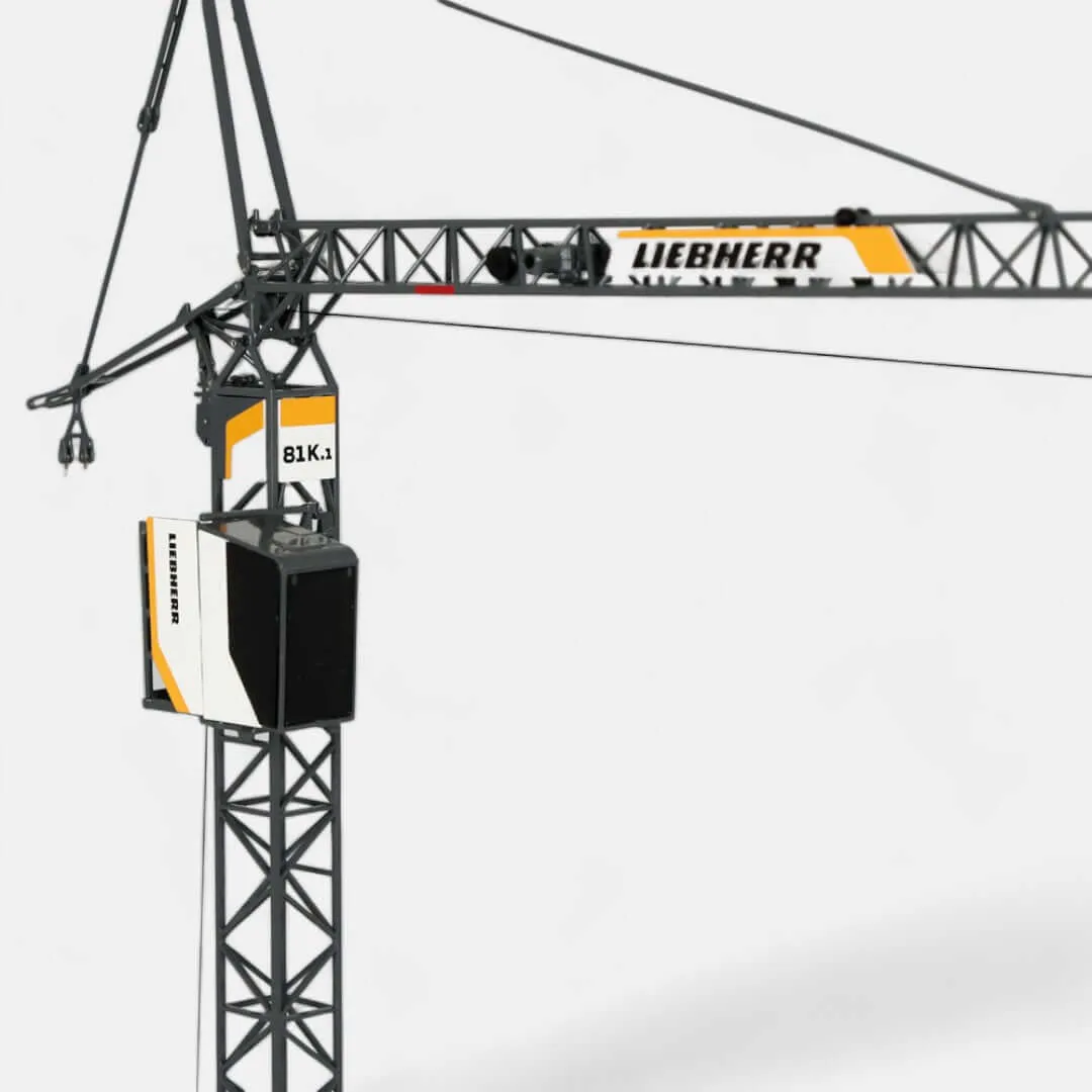 NZG Liebherr 81 K.1 grue miniature 1/50 fonctionnelle