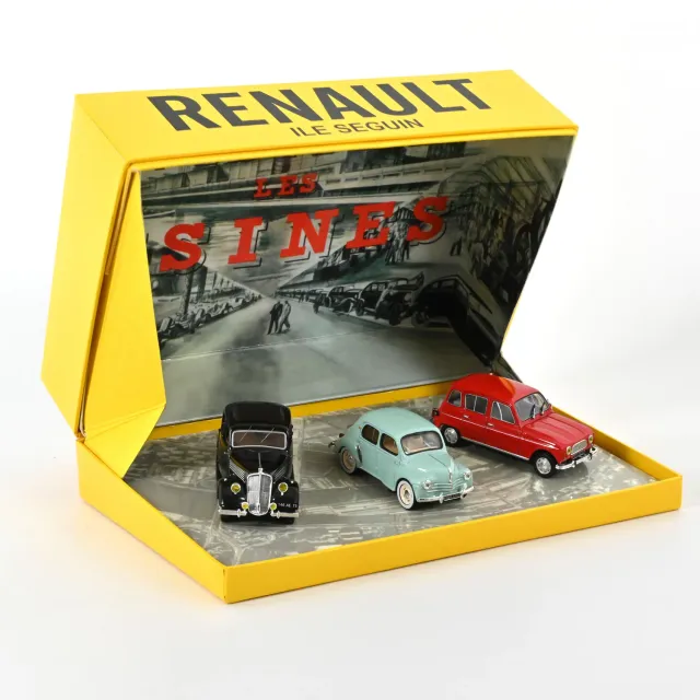 Norev Coffret Île Seguin Celta 4/4L/4CV miniature 1/43
