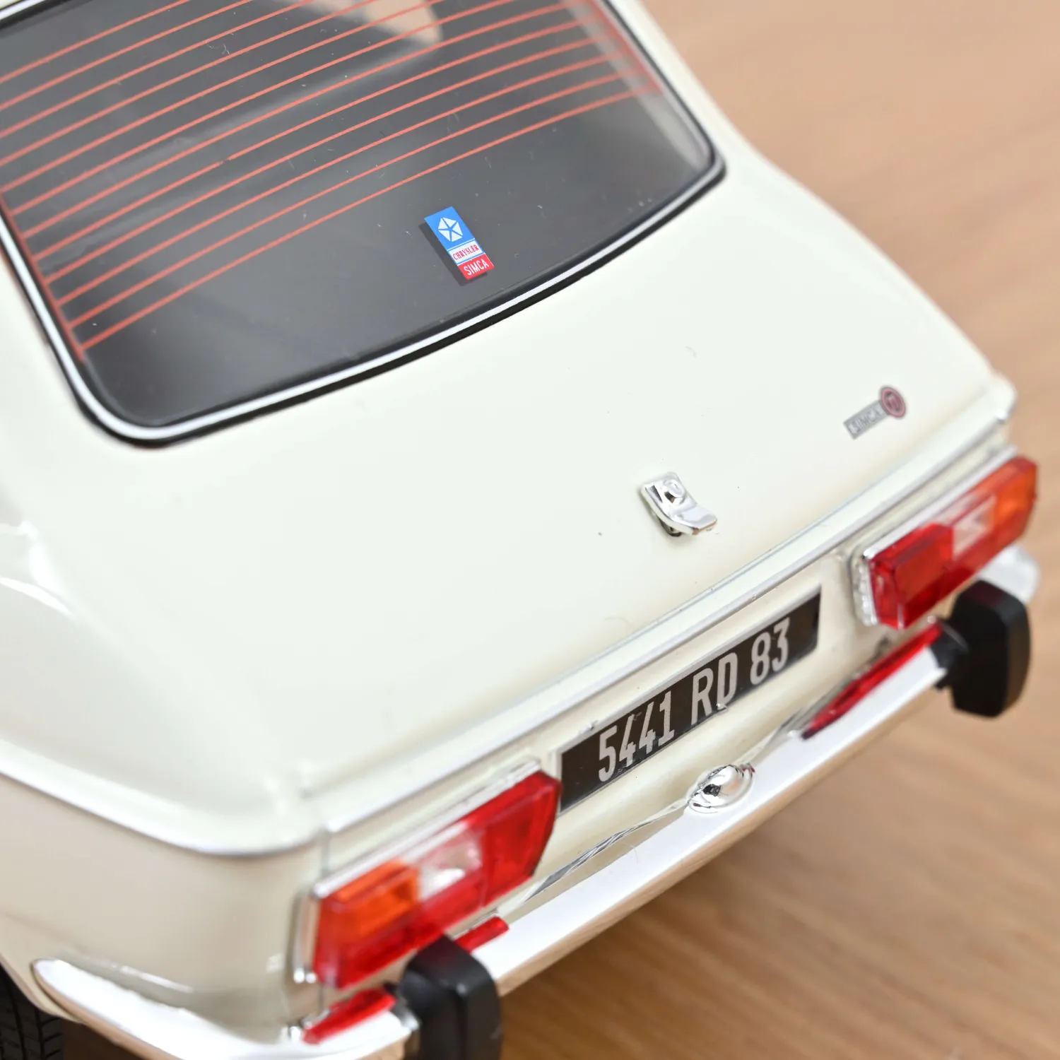 Norev Simca 1100 Ti 1975 miniature 1/18 blanc 300 ex