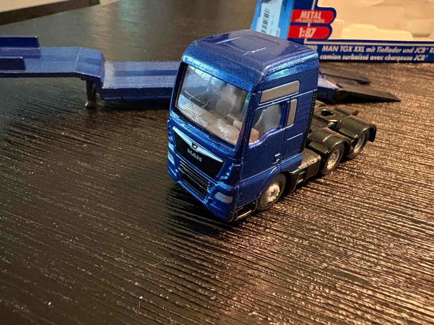 Siku Super 1790 MAN camion surbaissé bleu jaune
