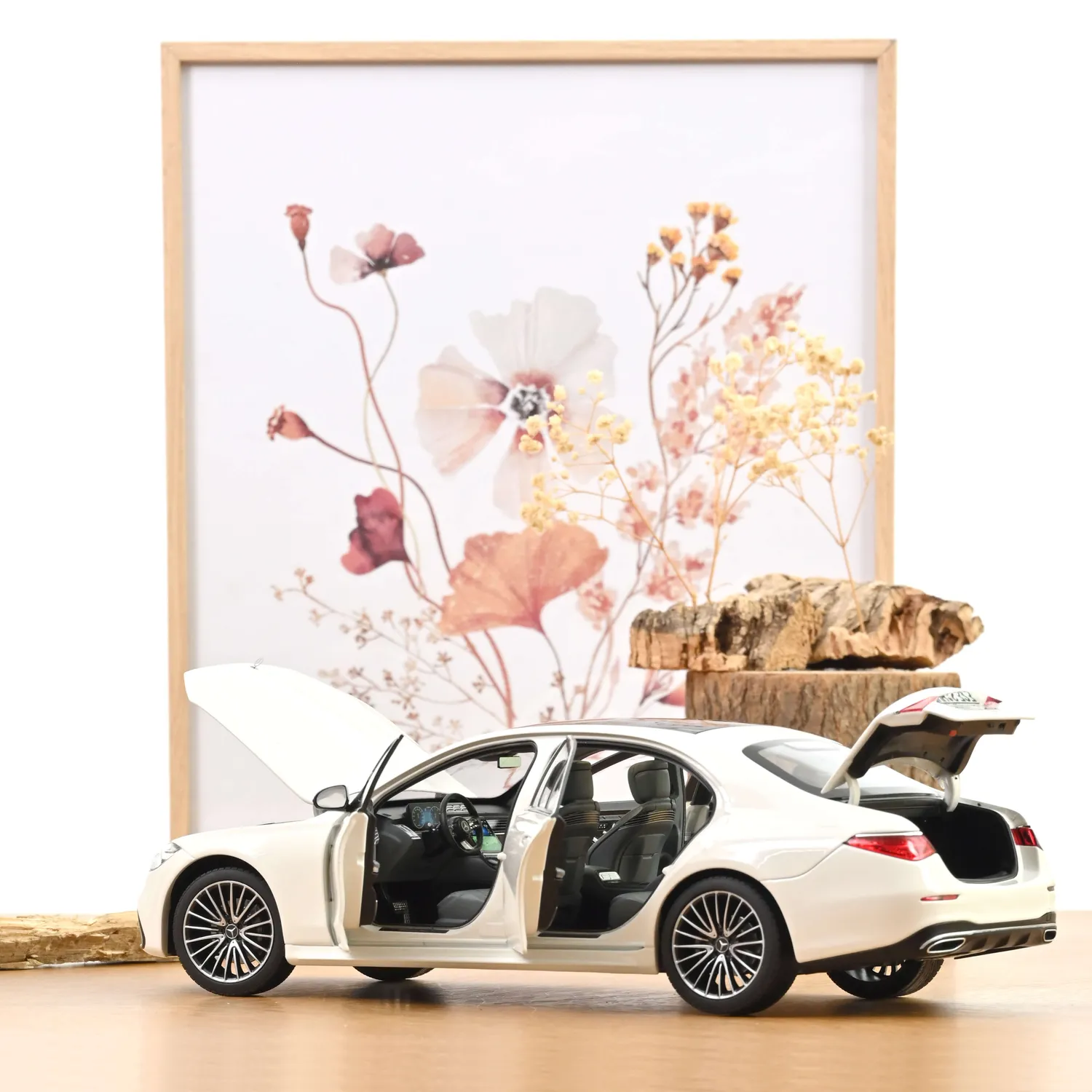 Norev Mercedes Classe S AMG-Line 2021 miniature 1/18 blanc