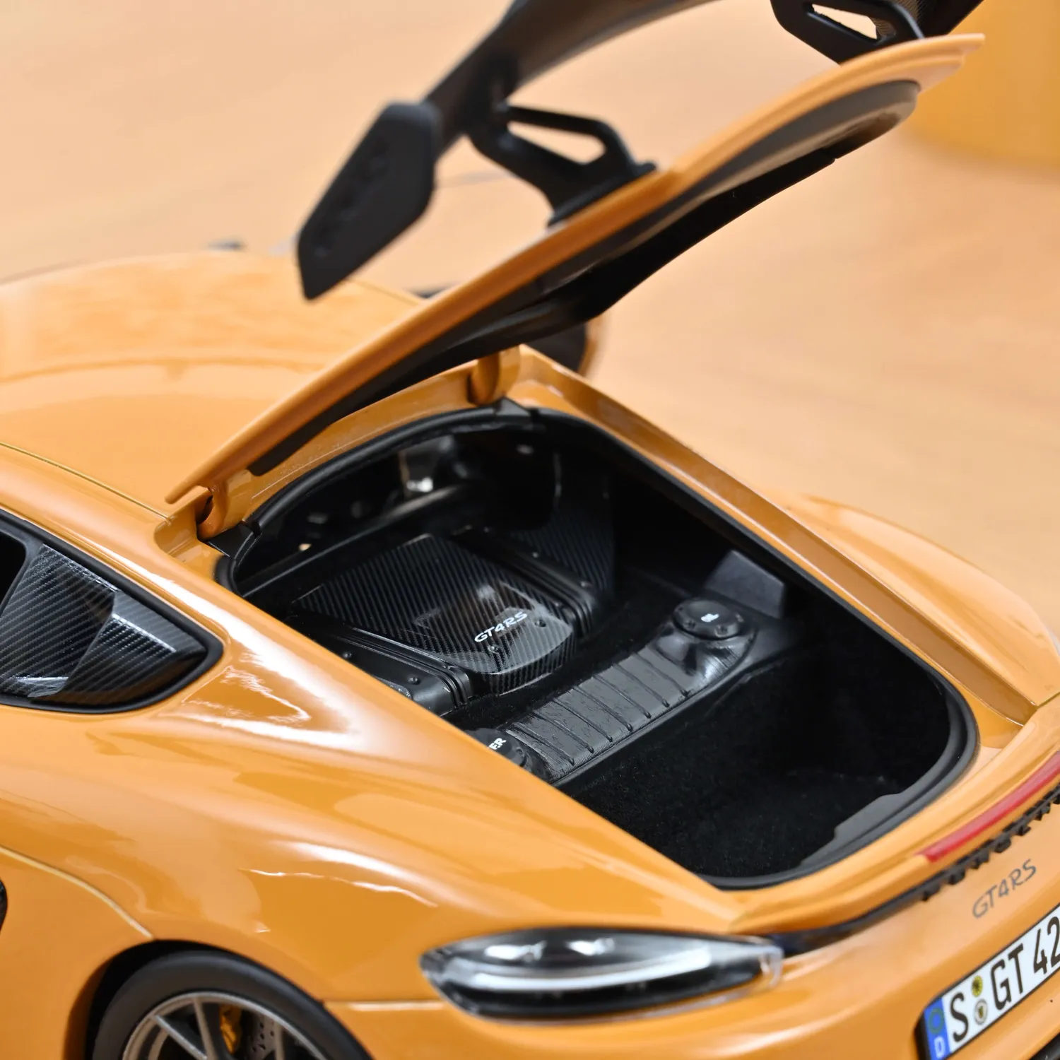 Norev Porsche Cayman GT4 RS 2023 voiture miniature 1/18 jaune
