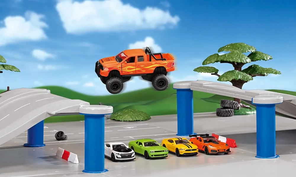 SIKU Super 2358 Dodge RAM 1500 voiture miniature noir/orange pneus ballon