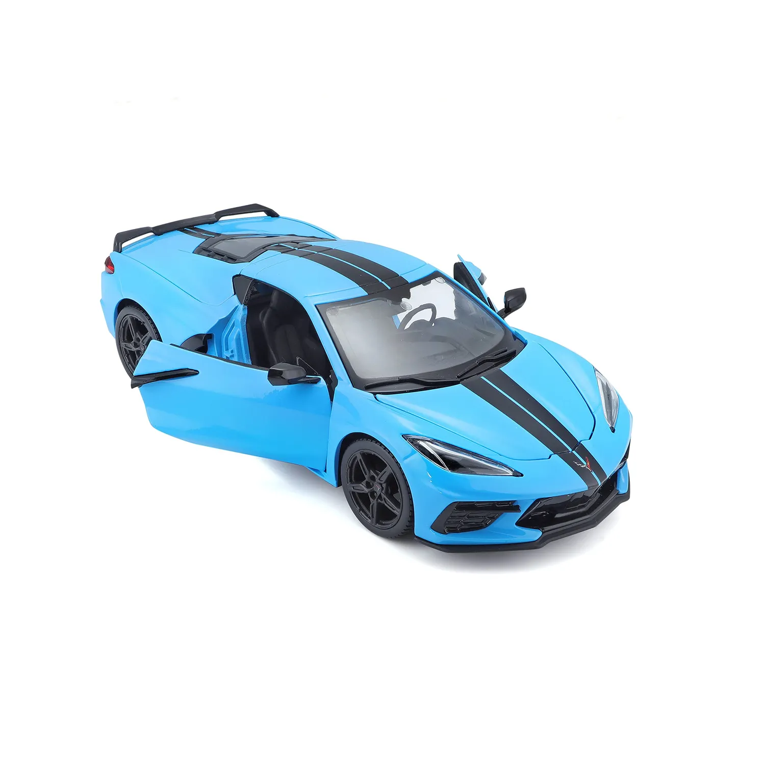 Maisto Chevrolet Corvette voiture miniature bleue 1/24 métal