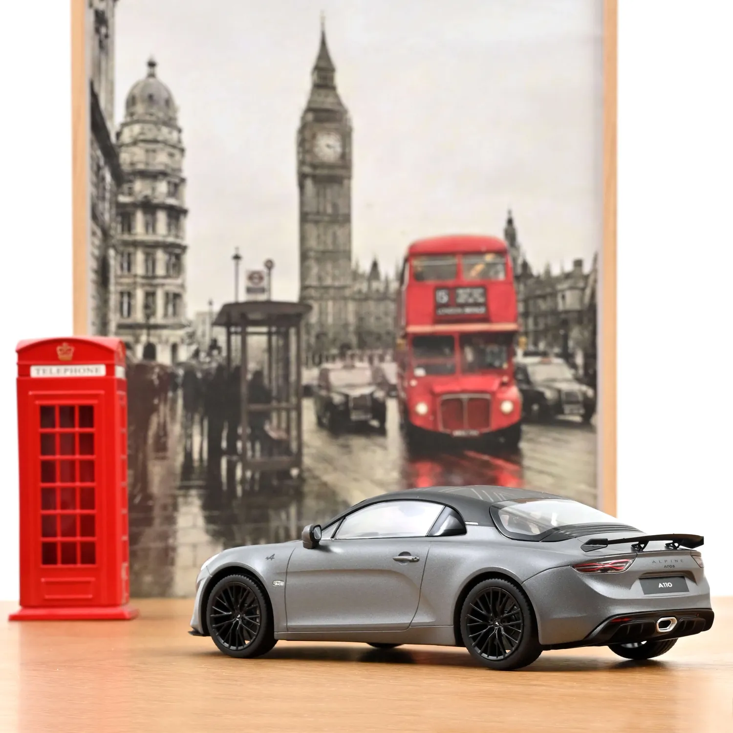Norev Alpine A110 S Enstone Edition 2023 miniature 1/18 Gris Tonnerre