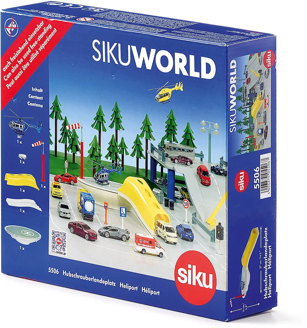Siku World 5506 héliport miniature Heli Taxi