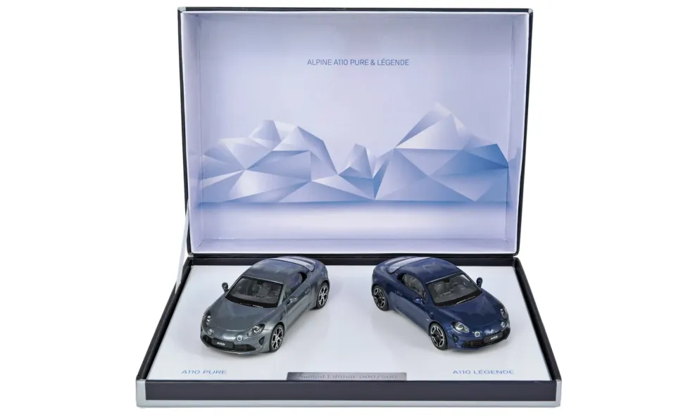 Norev Alpine A110 Pure Légende 2018 coffret 1/43 2 voitures