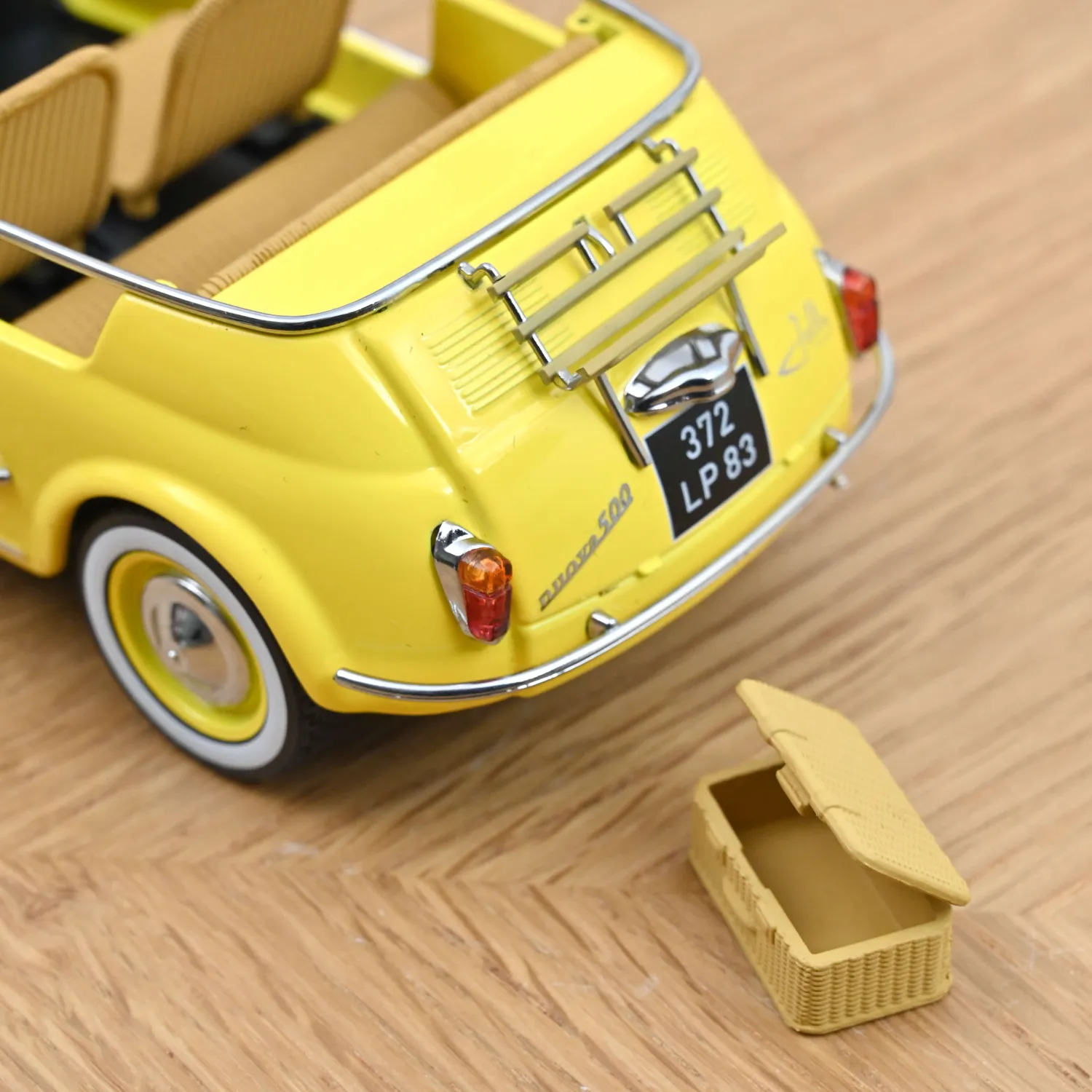Norev Fiat 500 Jolly 1965 miniature 1/18 jaune