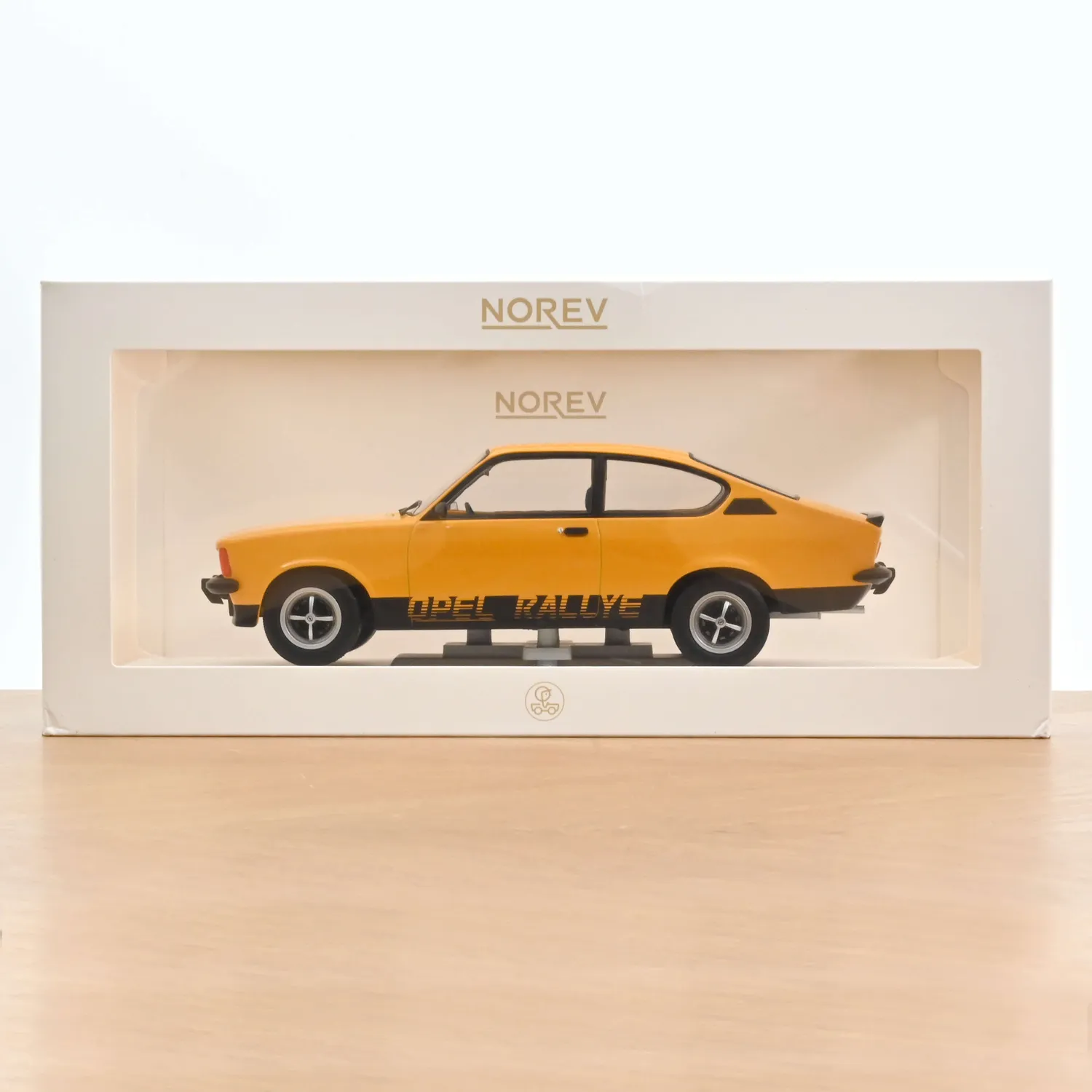 Norev Opel Kadett Rallye 2.0 E 1977 miniature 1/18 ocre