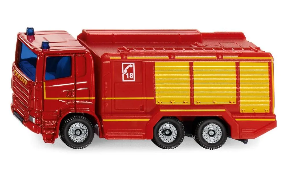 Siku Super 1818001 Kit pompiers miniature lot de 3 rouge