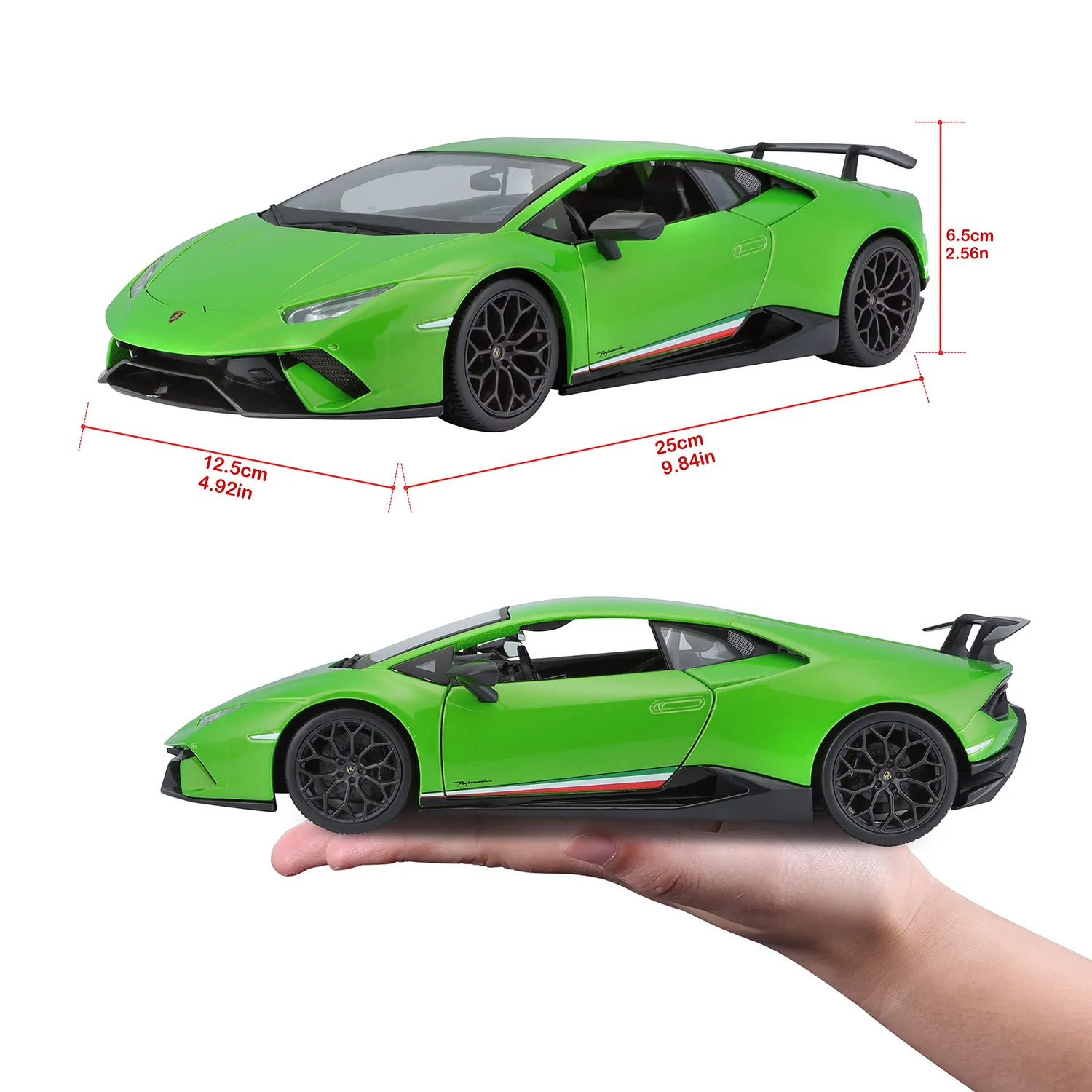 Maisto Lamborghini Huracan Performante miniature métal 1/18 ouvrants