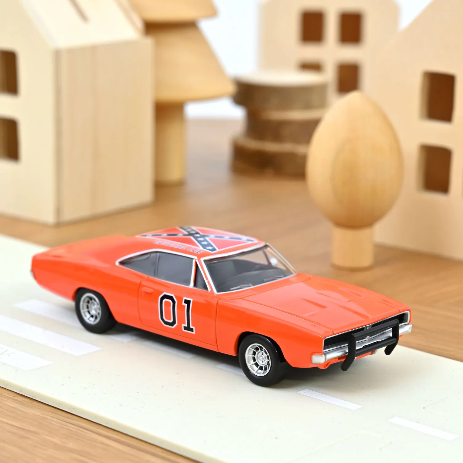 Norev Dodge Charger 1969 General Lee miniature 1/43 orange