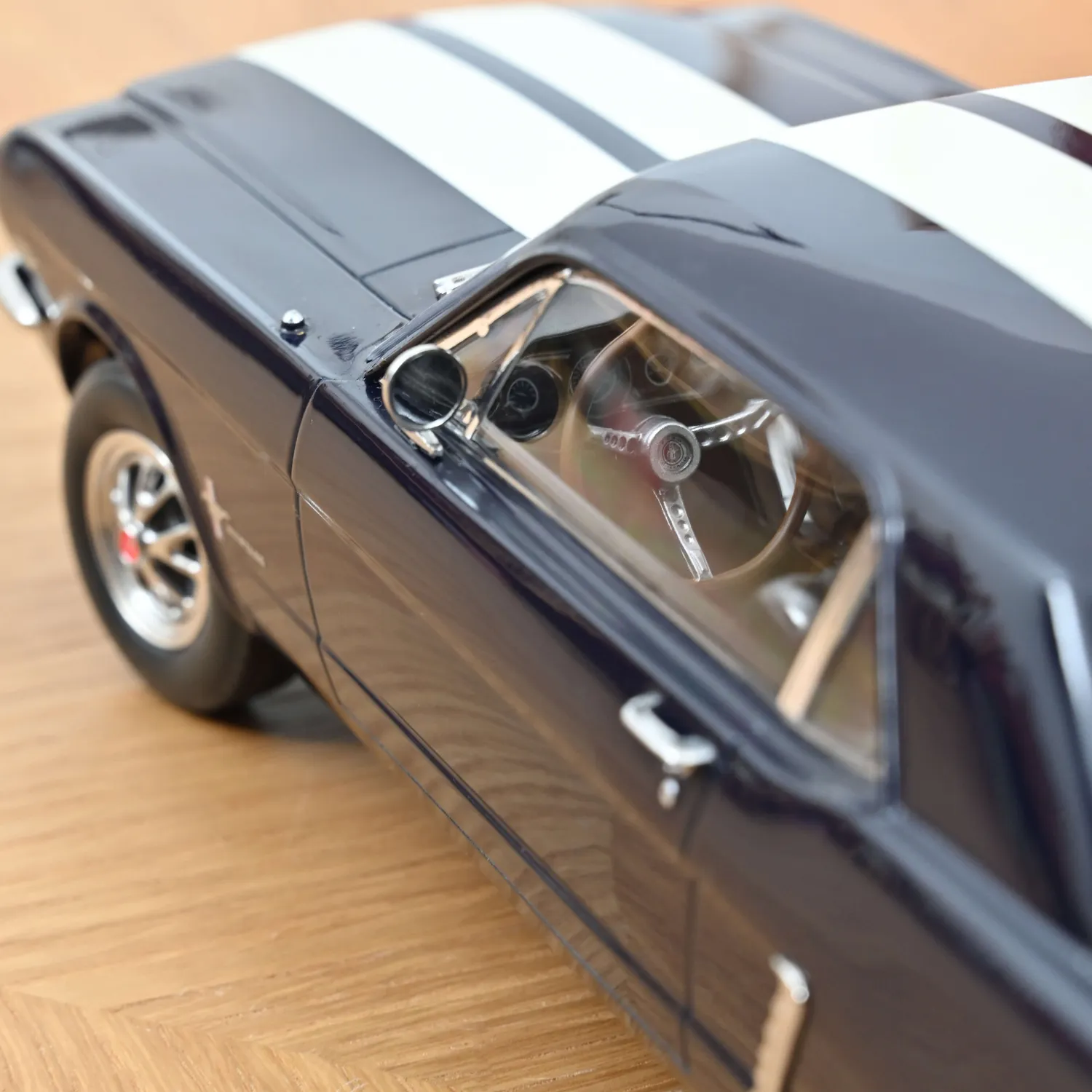 Norev Ford Mustang Coupé 1966 miniature 1/18 bleue