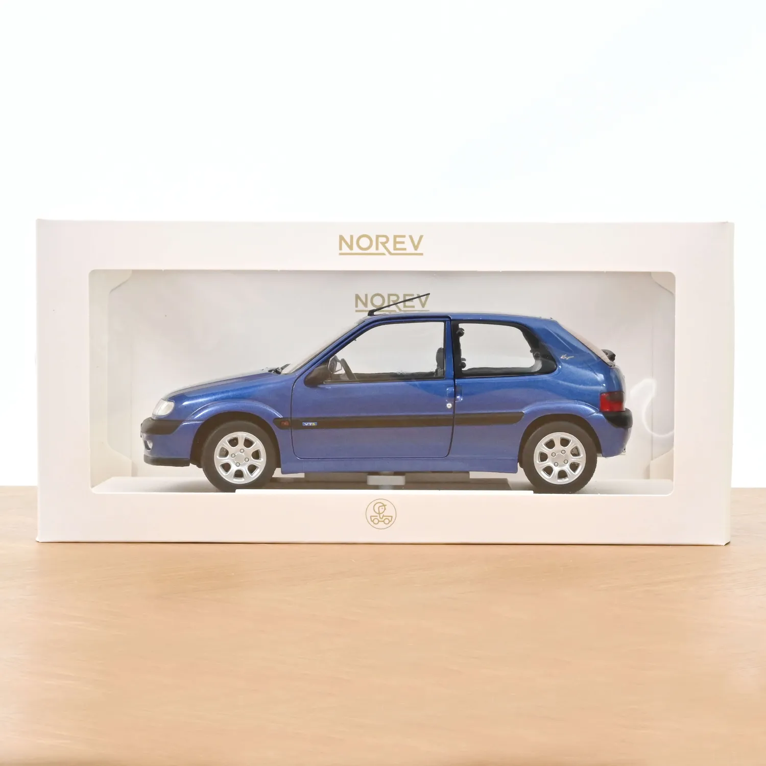 Norev Citroën Saxo VTS 1996 voiture miniature 1/18 bleu
