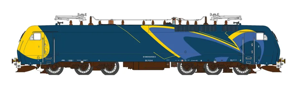 MINIS EG 3104 Railion locomotive DCC Ep V