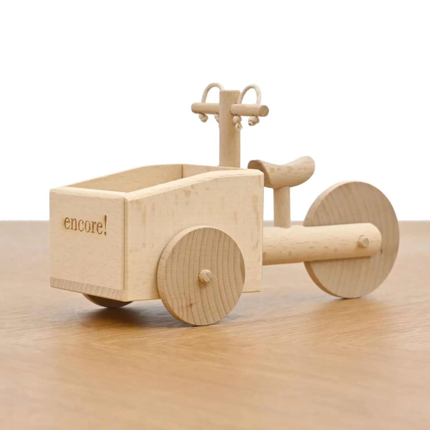 Norev Triporteur bois jouet 18 cm hêtre FSC