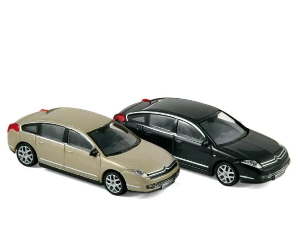 Norev Citroën C6 2005 beige rouge voiture miniature 1/87