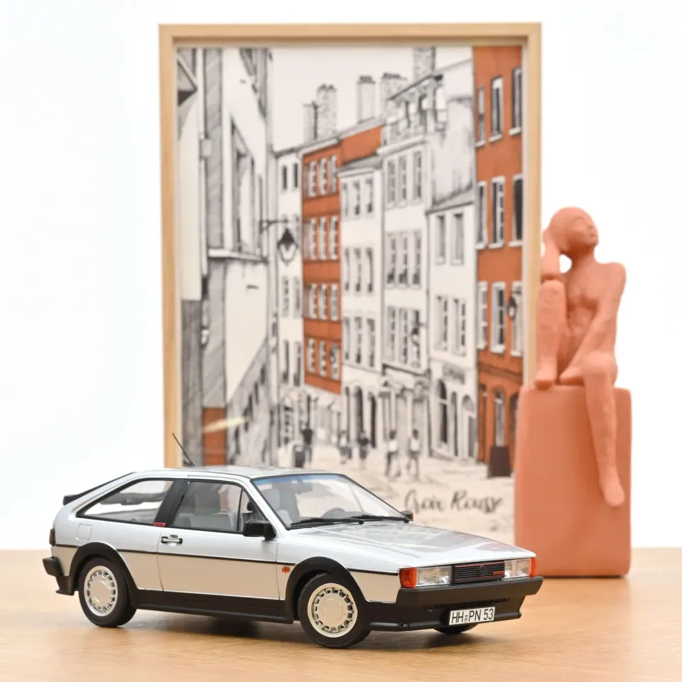 Norev VW Scirocco GTX 16V 1988 miniature 1/18 argent