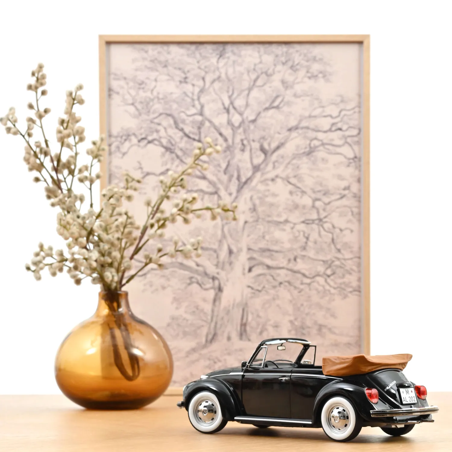 Norev VW 1303 Cabriolet 1972 voiture miniature 1/18 noir