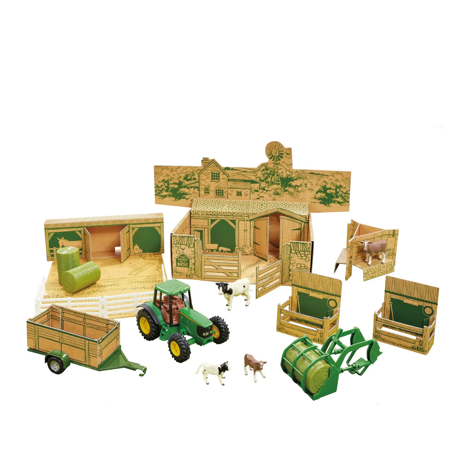 BRITAINS 43138A1 Land Rover + moutons coffret ferme 1/32