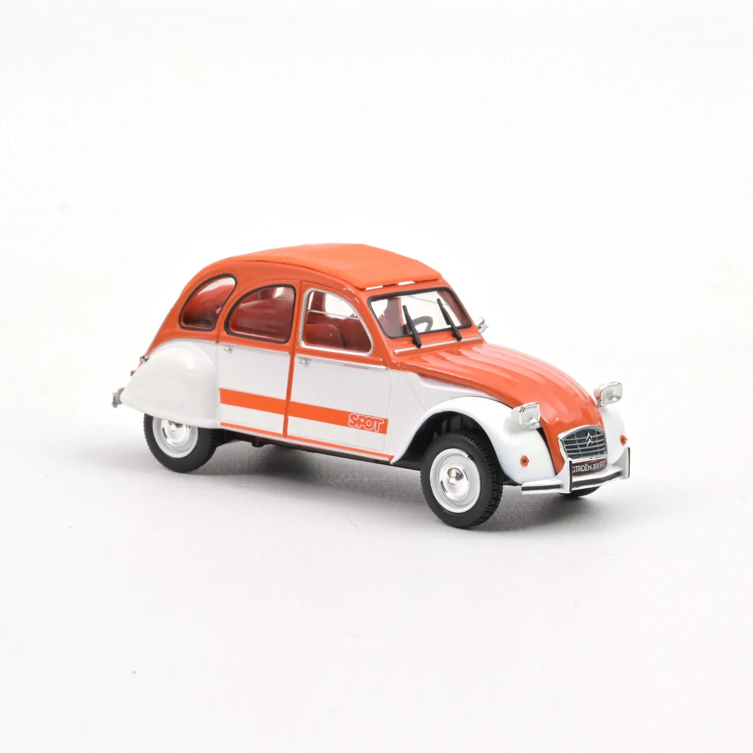 Norev Citroën 2CV Spot 1976 Miniature 1/43 Bicolore