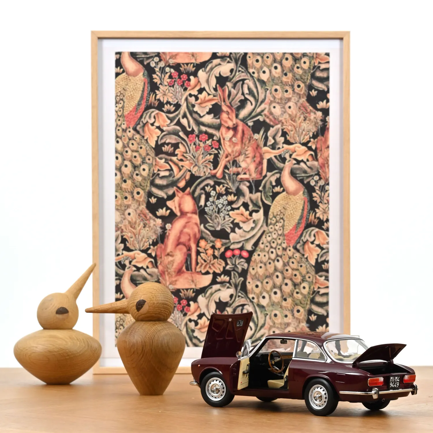 Norev Alfa Romeo 2000 GTV 1973 miniature 1/18 amarante