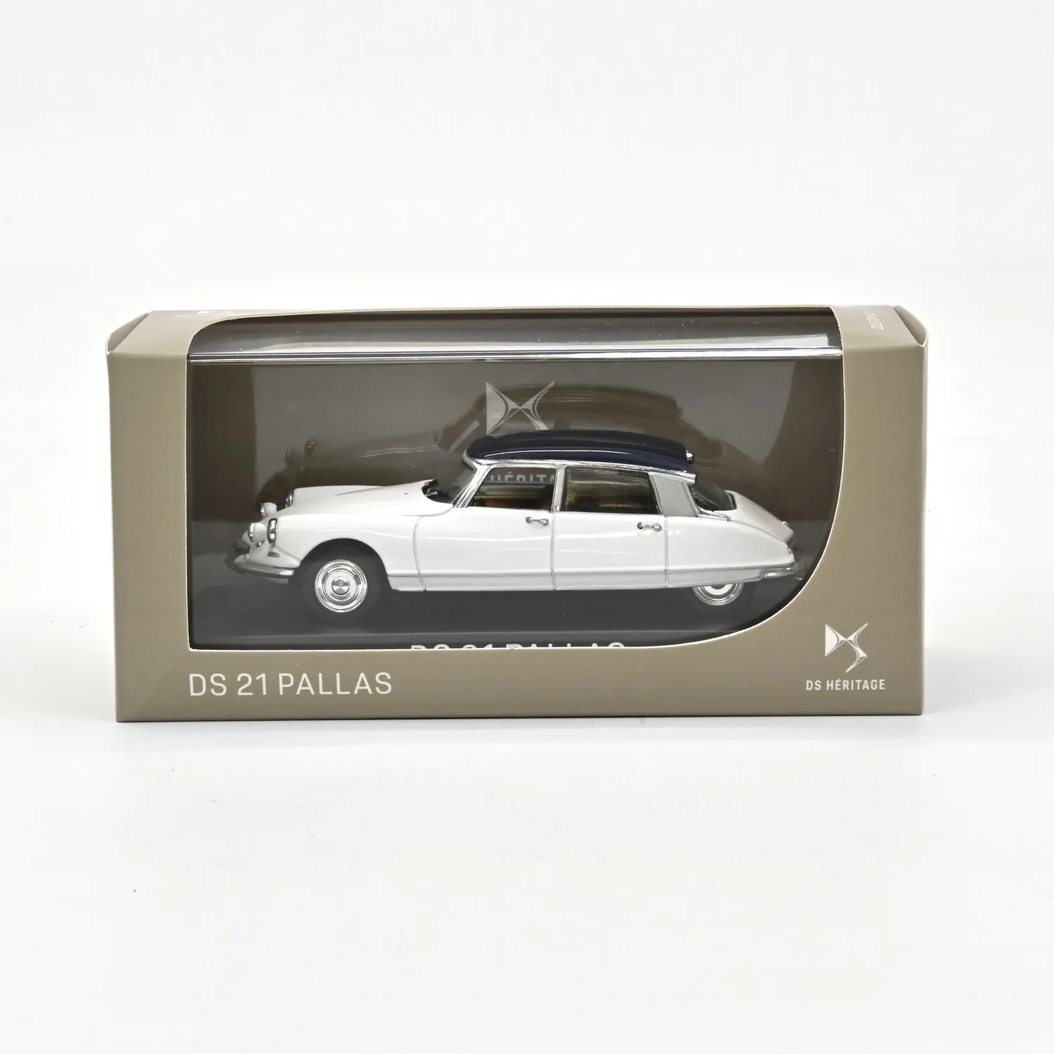 Norev DS 21 Pallas voiture miniature 1/43 blanc Carrara