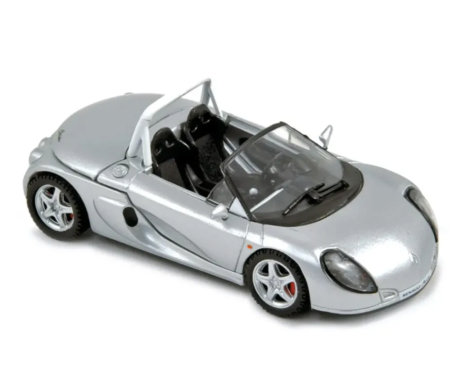 Norev Renault Spider 1995 miniature 1/43 argent youngtimer