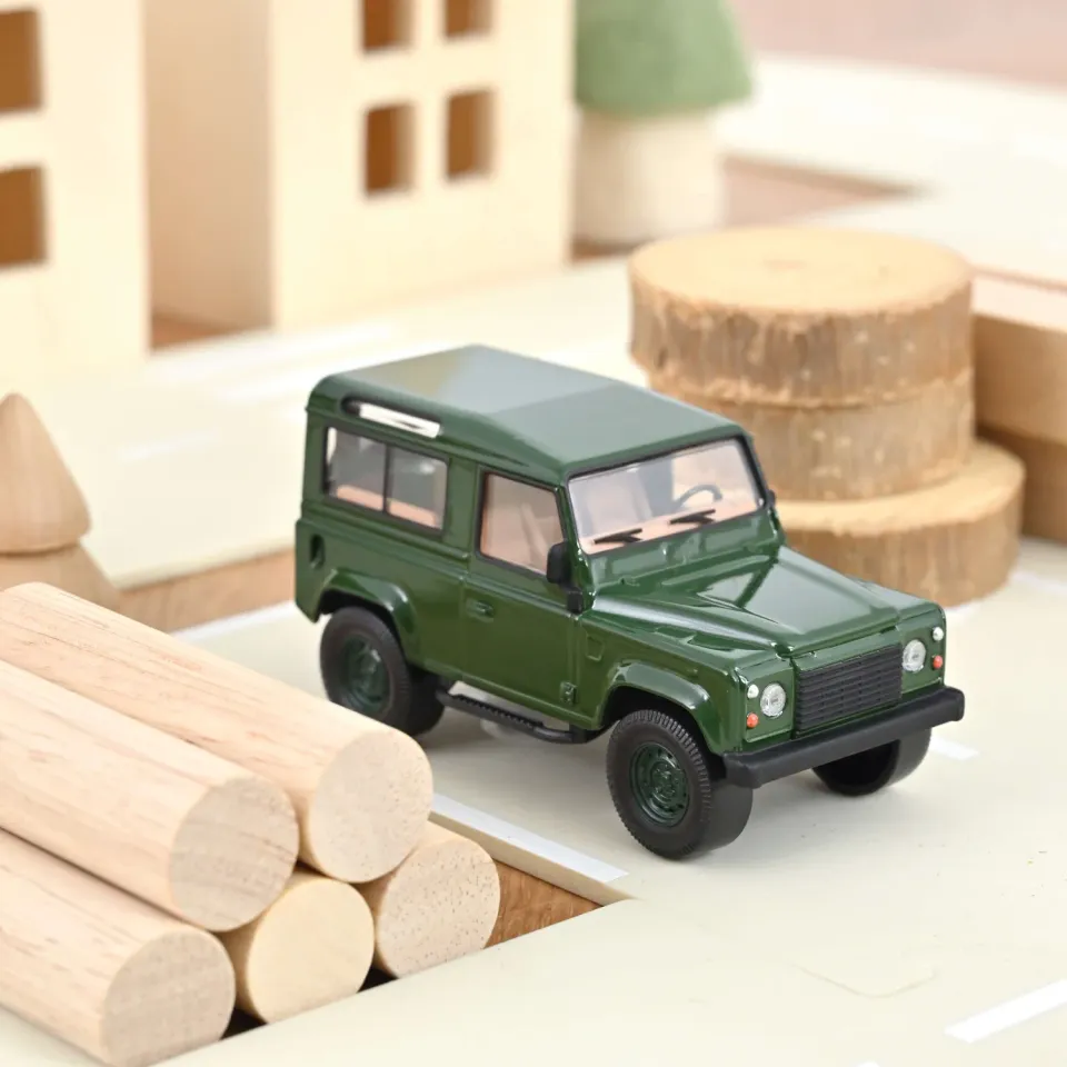 Norev Jet-car Land Rover Defender 1995 miniature 1/43 vert foncé